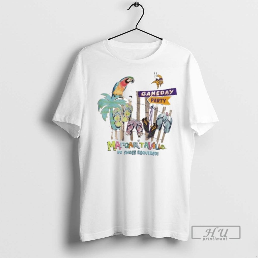 New Minnesota Vikings Gameday Party Margaritaville No Shoes Required Tee Shirts Sweatshirt Hoodies