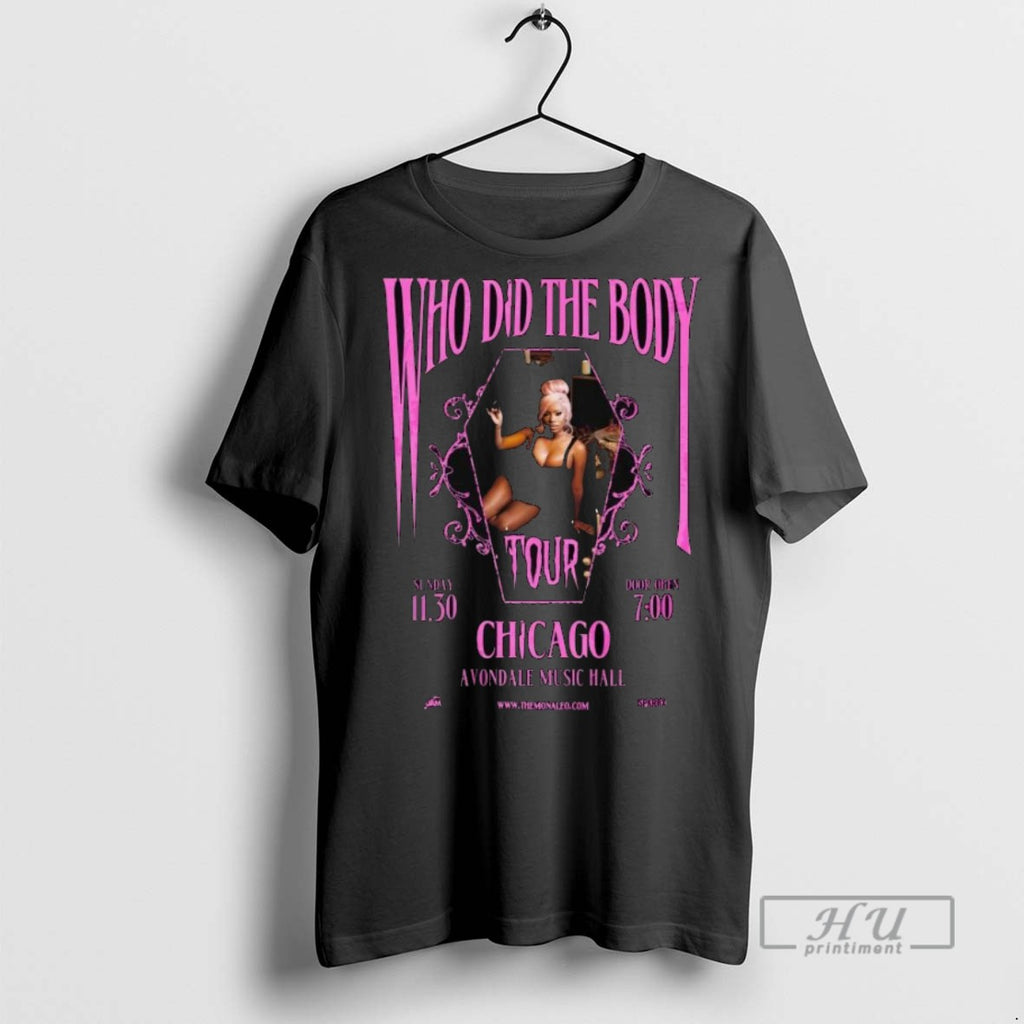 New Monaleo Who Did The Body Tour 2025 Long Sleve Tee Shirts Sweatshirt Hoodies