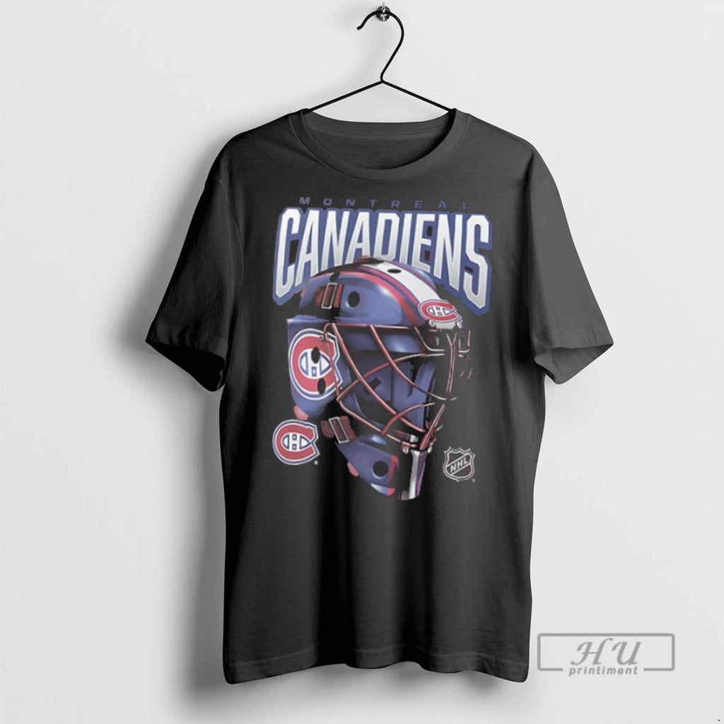 New Montreal Canadiens Penalty Box Hockey Helmet 2 Sided Tee Shirts Sweatshirt Hoodies