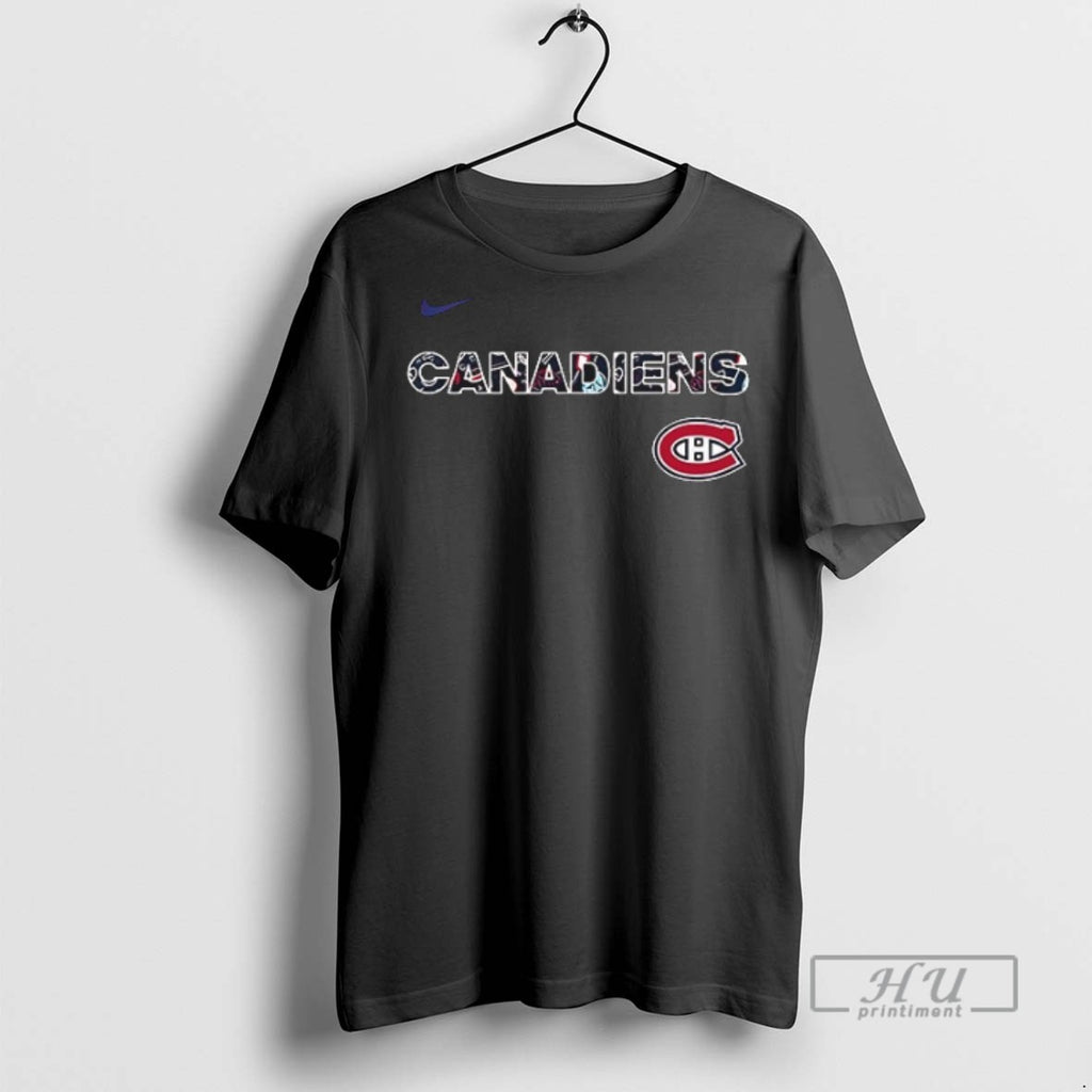 New Montreal Canadiens X Nurse Its A Work Of Heart Double Sided Tee Shirts