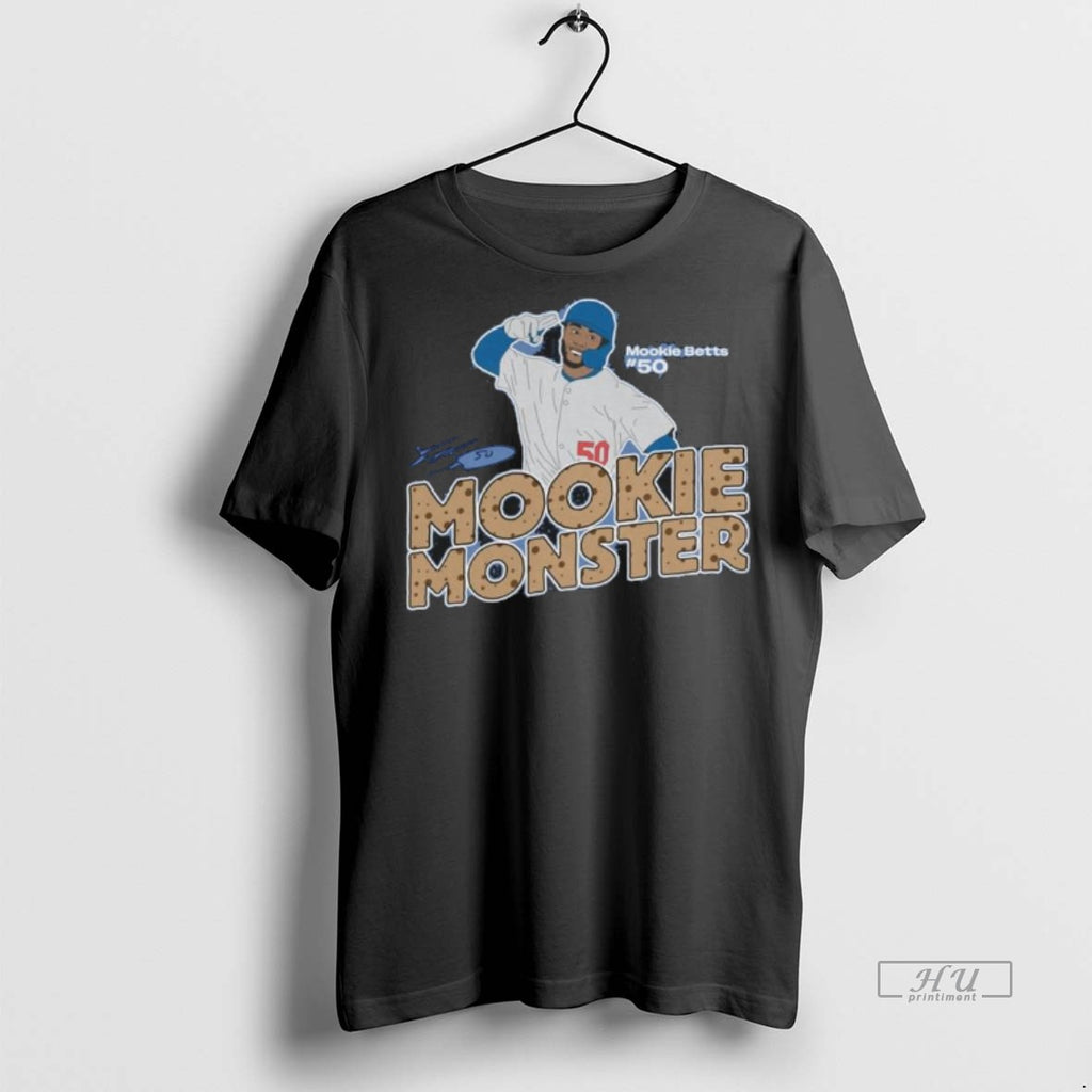 New Mookie Monster Mookie Betts Graphic Tee Shirt Sweater