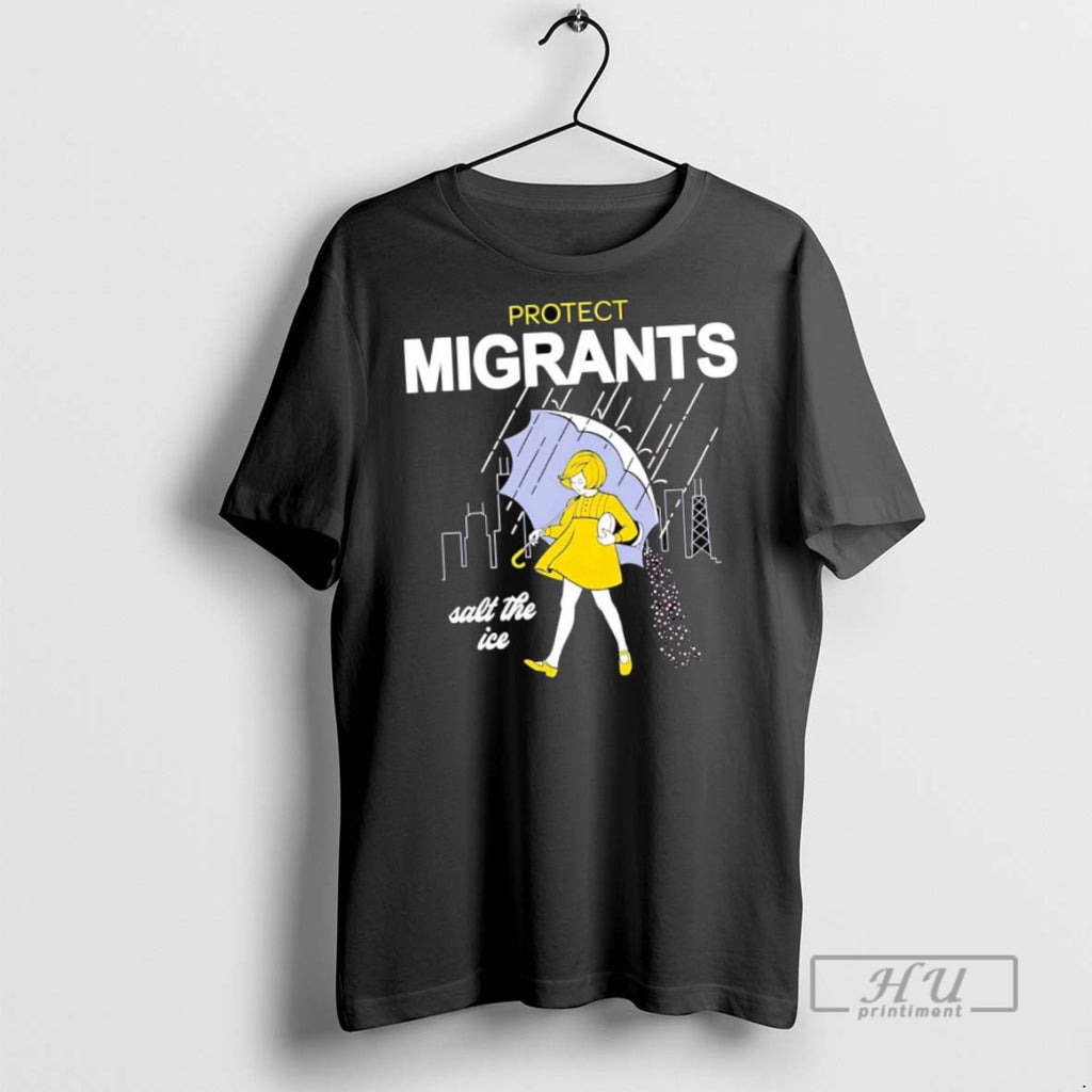 New Morton Salt Girl Protect Migrants Salt The Ice Tee Shirts Sweatshirt Hoodies