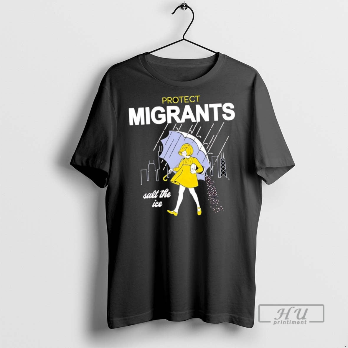 New Morton Salt Girl Protect Migrants Salt The Ice Tee Shirts Sweatshirt Hoodies