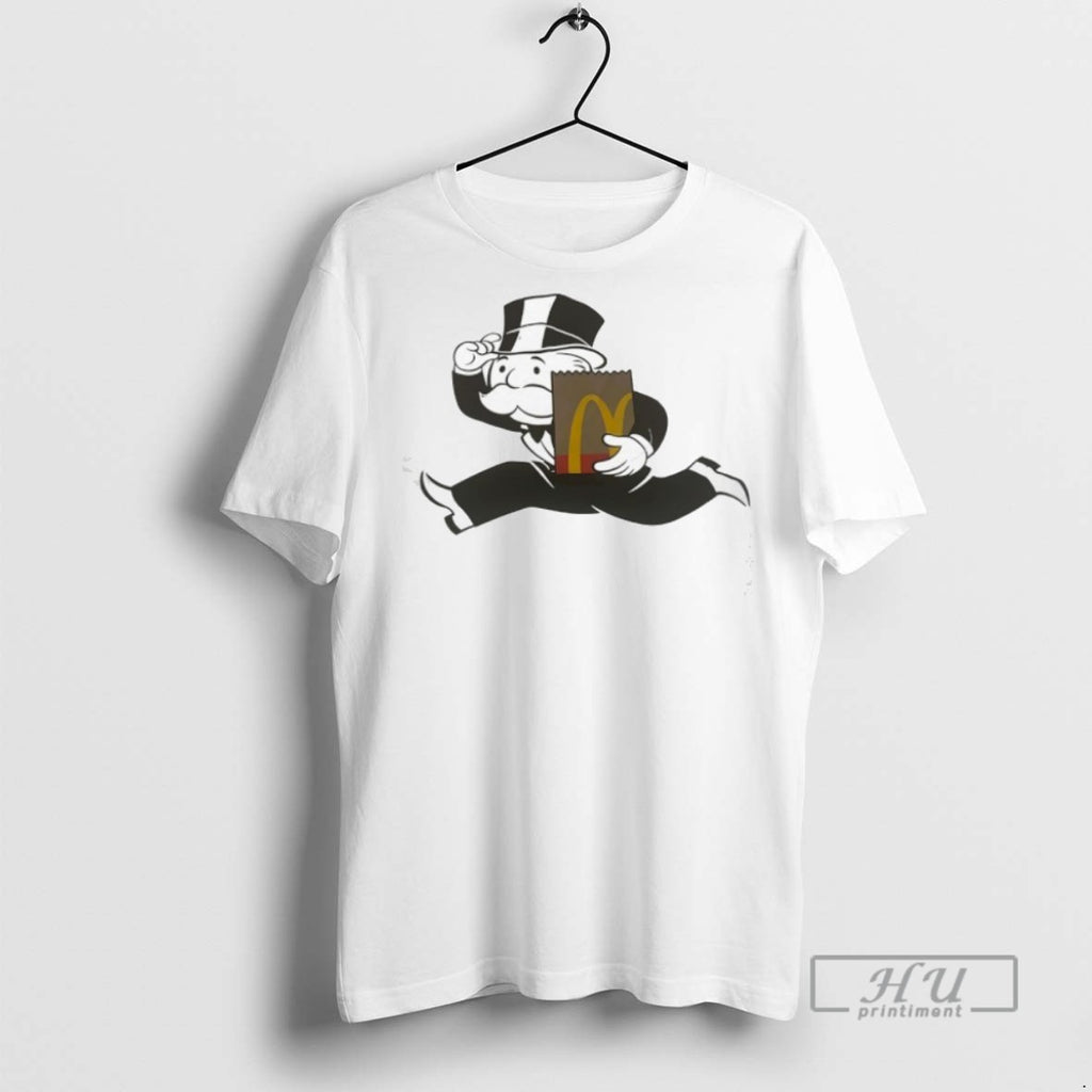 New Mr Monopoly X Mcdonalds Tee Shirts Sweatshirt Hoodies
