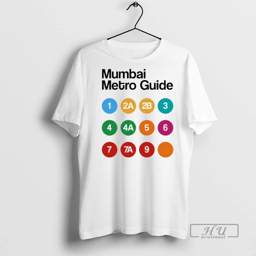New Mumbai Metro Guide Tee Shirts Sweatshirt Hoodies