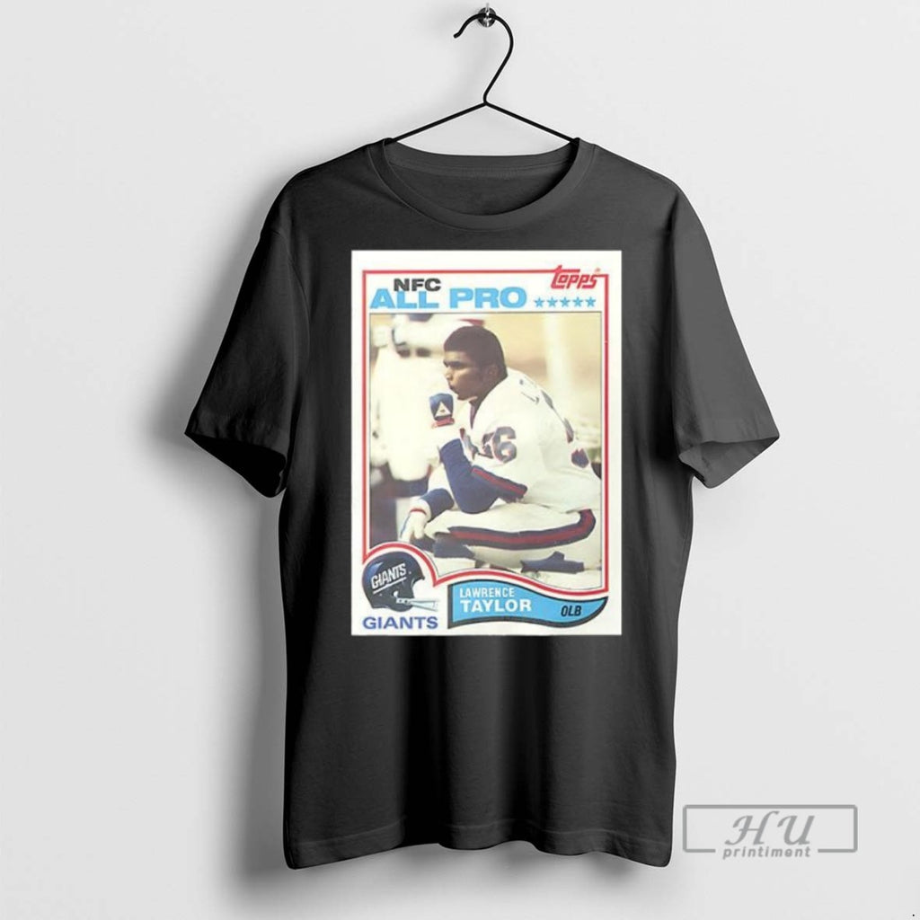 New New York Giants Lawrence Taylor Trading Card Tee Shirts Sweatshirt Hoodies