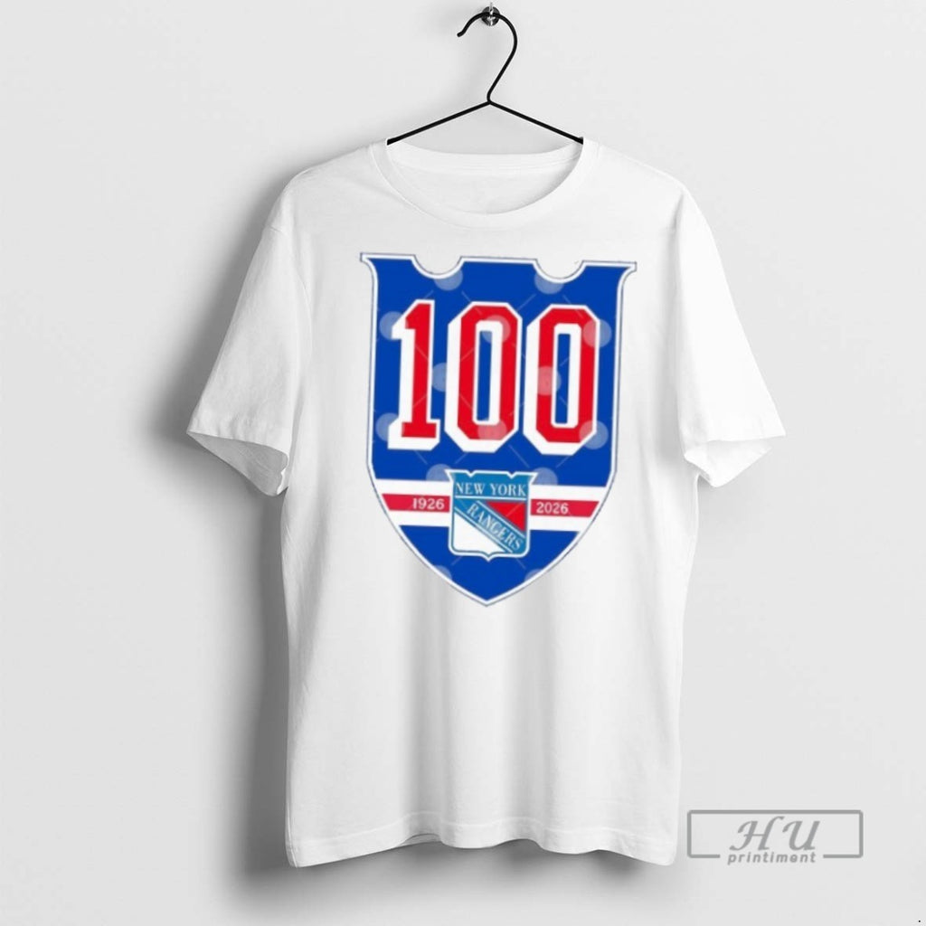 New New York Rangers 100th Season Centennial Tee Shirts Sweatshirt Hoodies