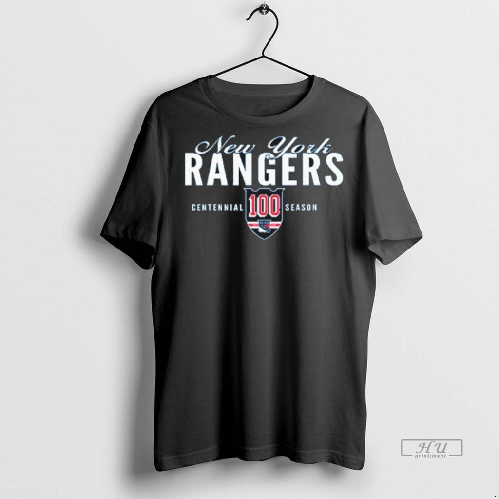 New New York Rangers Centennial 100 Seasons Graphic Tee Shirt Sweater