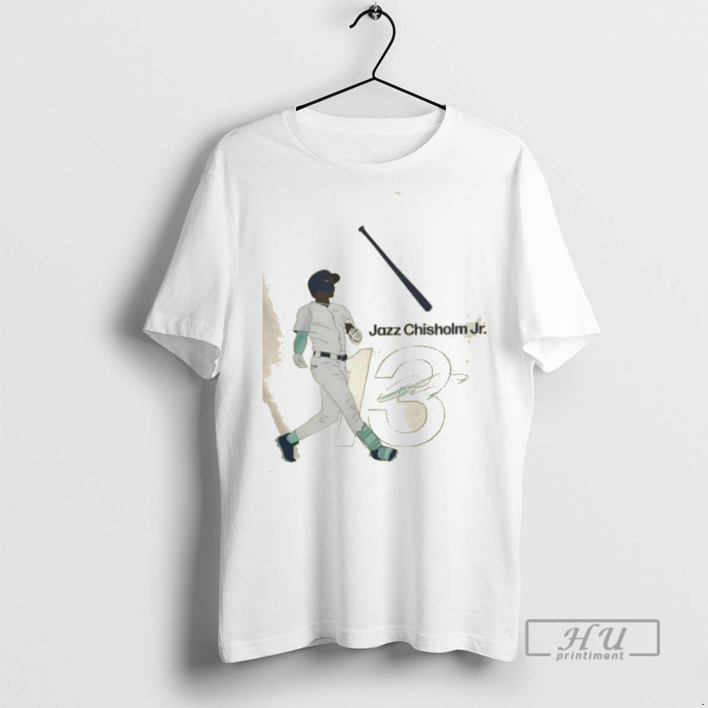 New New York Yankees Jazz Chisholm Jr Jazz Bat Flip Signature Tee Shirts Sweatshirt Hoodies