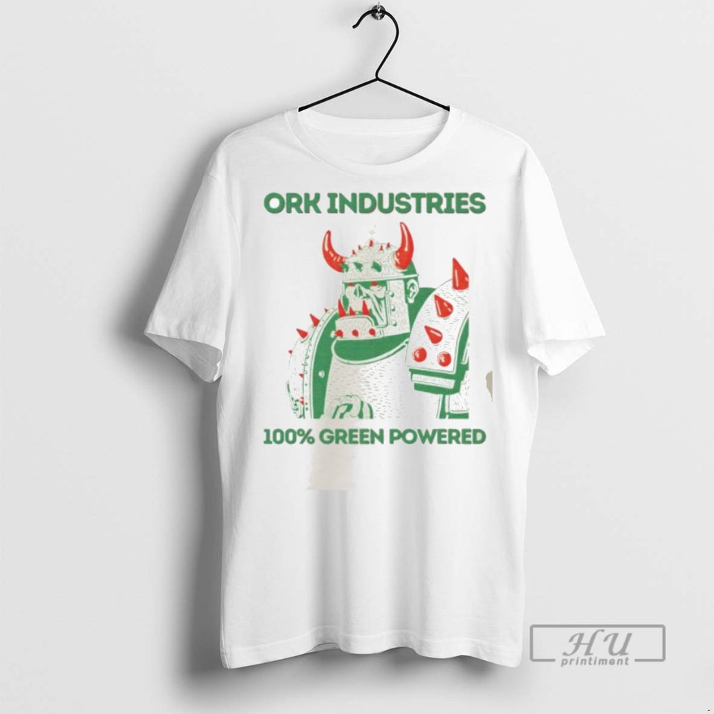 New Ork Industries 100 Green Powered Tee Shirts Sweatshirt Hoodies