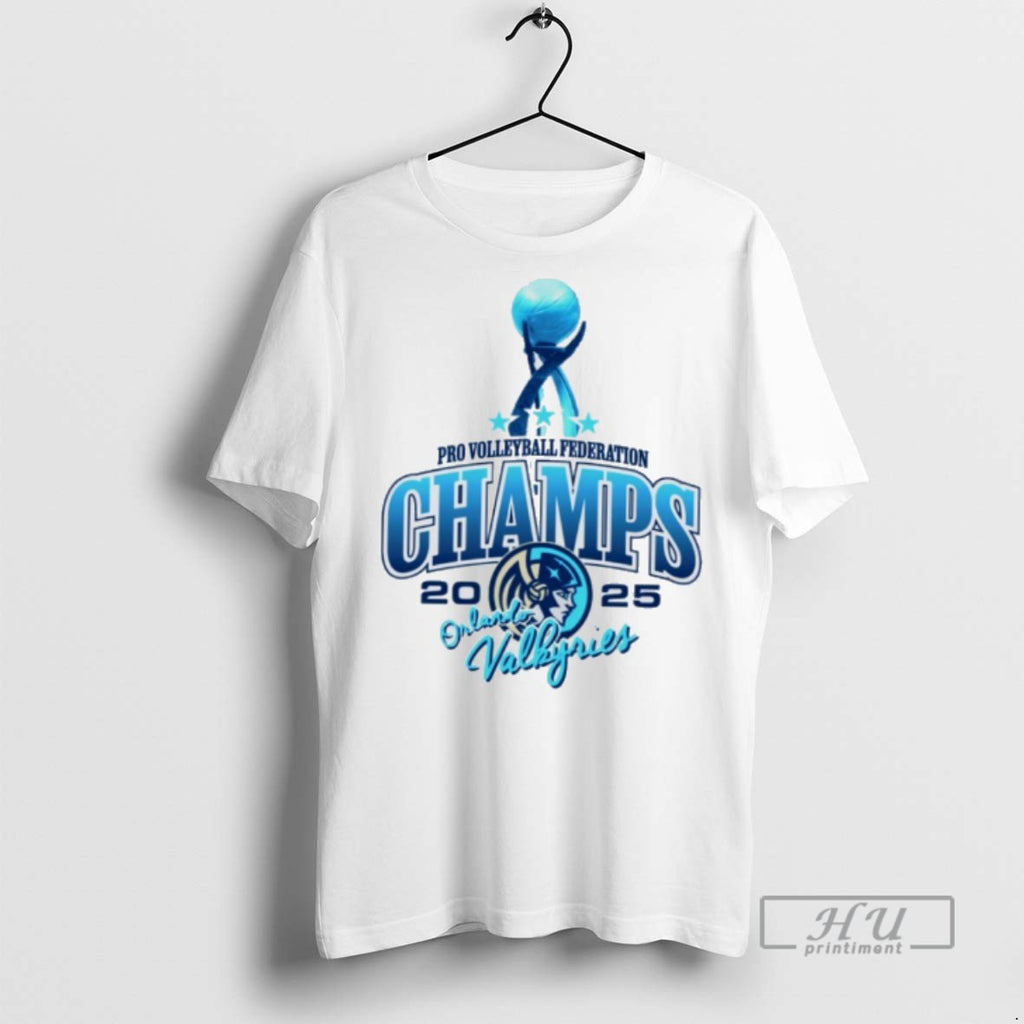 New Orlando Valkyries 2025 Pro Volleyball Federation Championship Tee Shirts Sweatshirt Hoodies