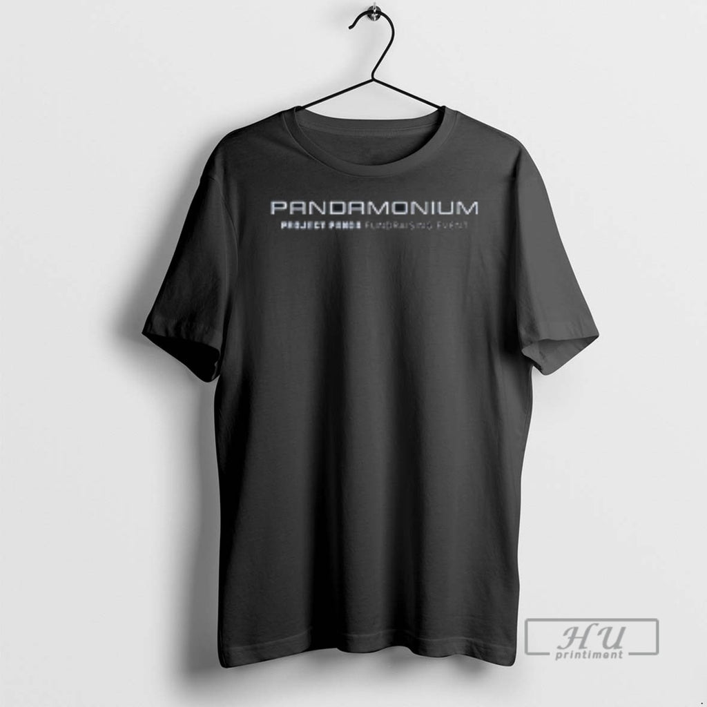 New Pandamonium Project Panda Fundrasing Event 2025 Double Sided Tee Shirts Sweatshirt Hoodies