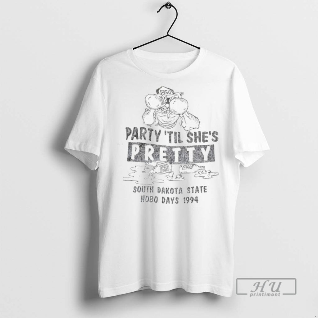 New Party Til Shes Pretty South Dakota State Hobo Days 1994 Vintage Tee Shirts