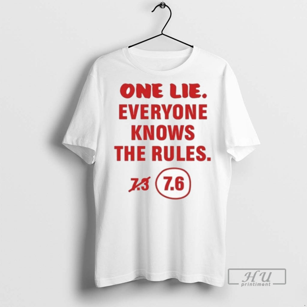 New Pepps Pizzeria Iowa Nice Dave Apporved One Lie Everyone Knows The Rules 7 Tee