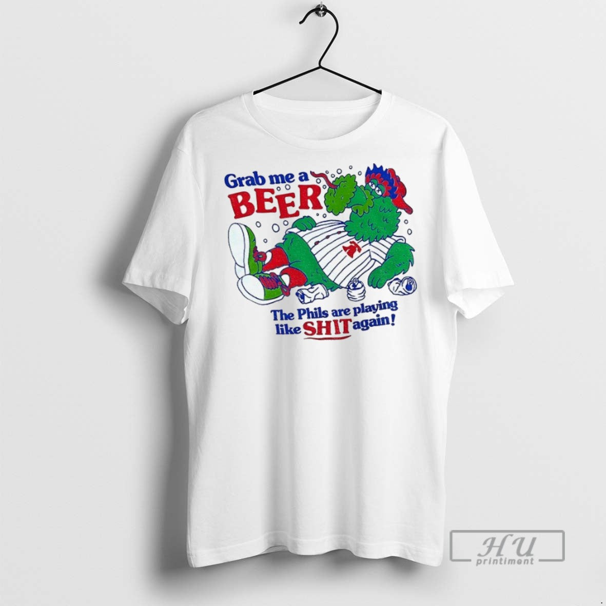 New Phanatic Philadelphia Phillies Mascot Grab Me A Beer The Phillies Are Playing Like Shit