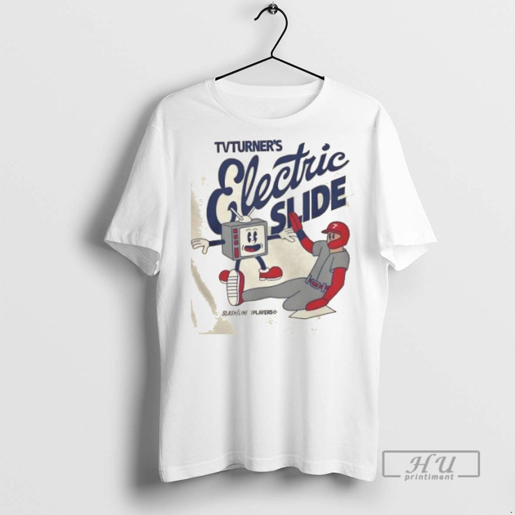 New Philadelphia Phillies Trea Turner Electric Slide Tee Shirts Sweatshirt Hoodies