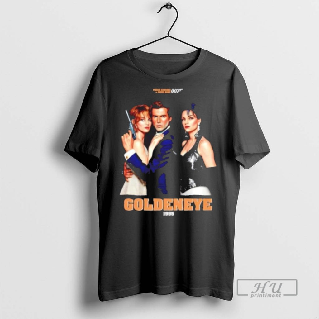 New Pierce Brosnan As James Bond 007 Goldeneye 1995 Tee Shirts Sweatshirt Hoodies