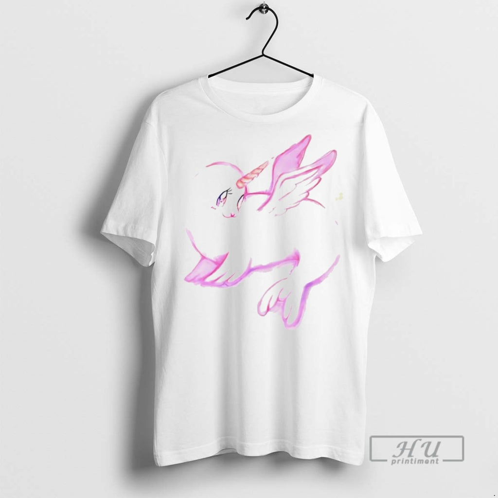 New Pink Seal With Unicorn Horn And Wings Tee Shirts Sweatshirt Hoodies