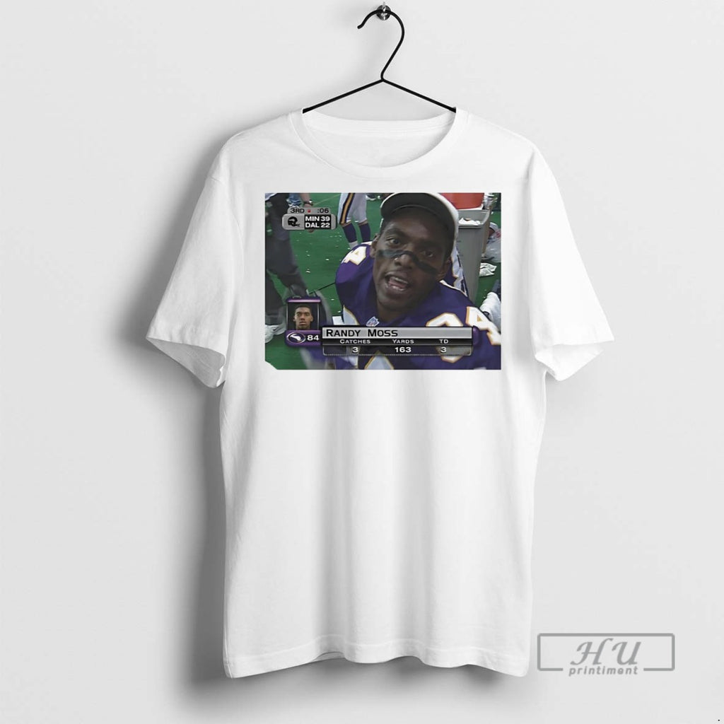 New Randy Moss On Thanksgiving In 1998 Celebration Tee Shirts Sweatshirt Hoodies