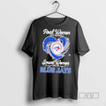 New Real Women Love Baseball Smart Women Love The Blue Jays Diamond Tee Shirts