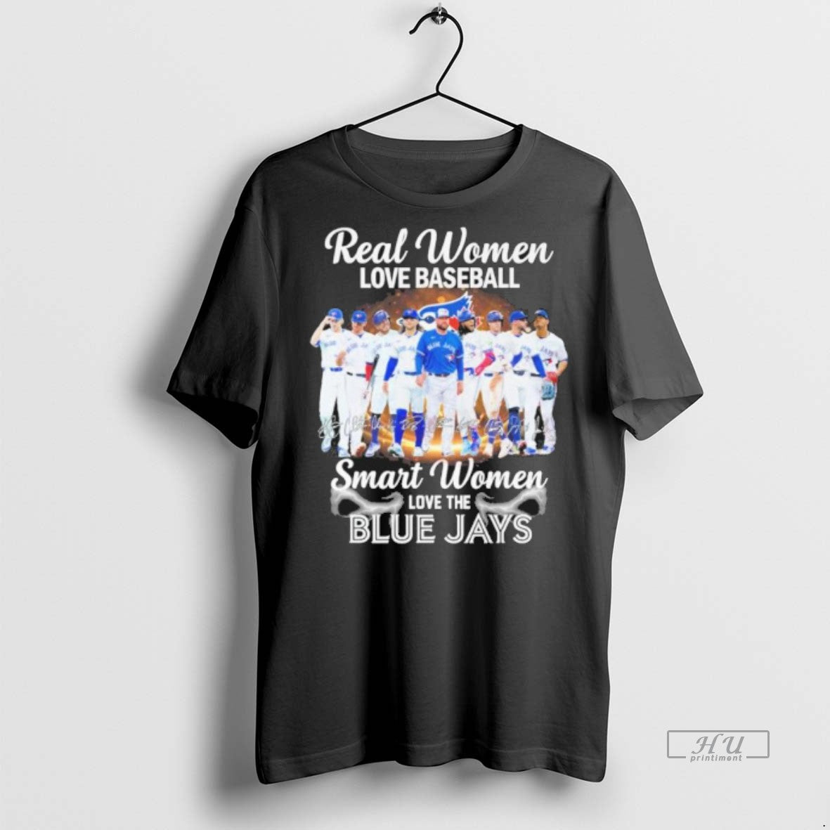 New Real Women Love Baseball Smart Women Love The Toronto Blue Jays Postseason Graphic Tee