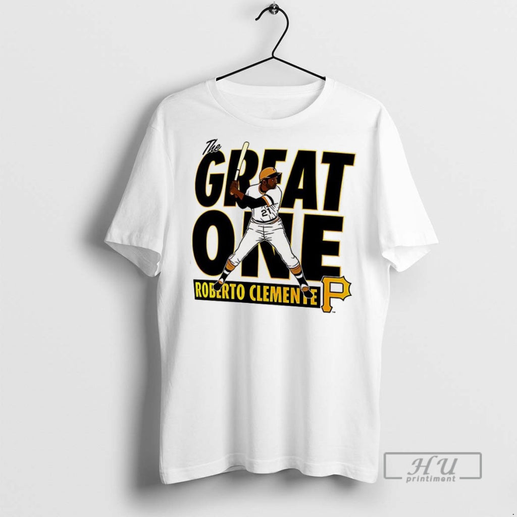New Roberto Clemente Pittsburgh Pirates Baseball The Great One Player Graphic Tee Shirts Sweatshirt Hoodies