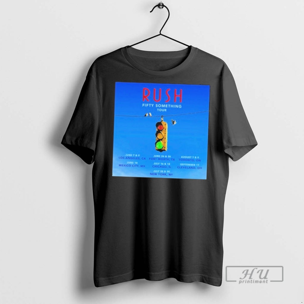 New Rush Fifty Something Tour 2026 Tee Shirts Sweatshirt Hoodies