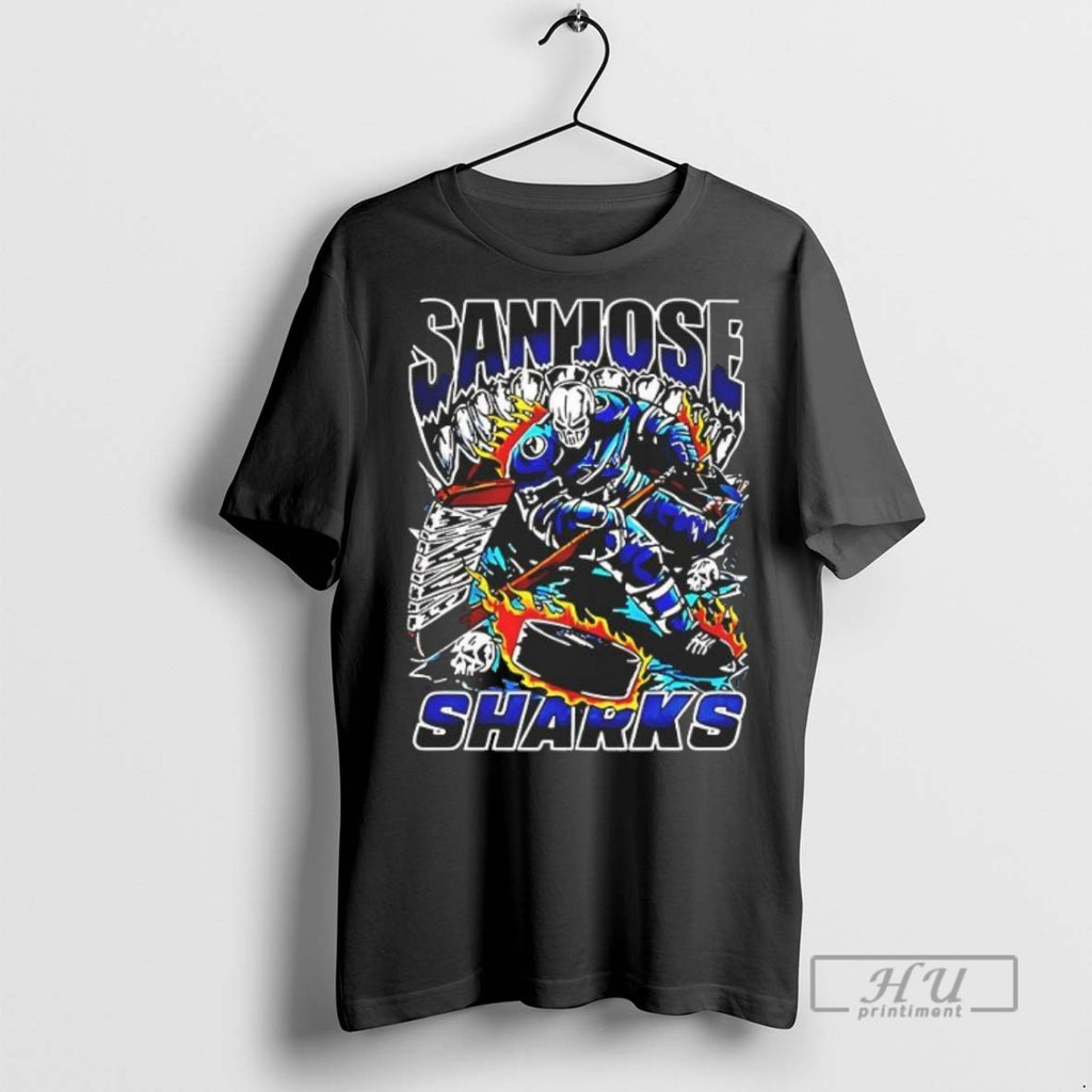 New San Jose Sharks Skeleton Player Graphic 2025 Tee Shirts Sweatshirt Hoodies