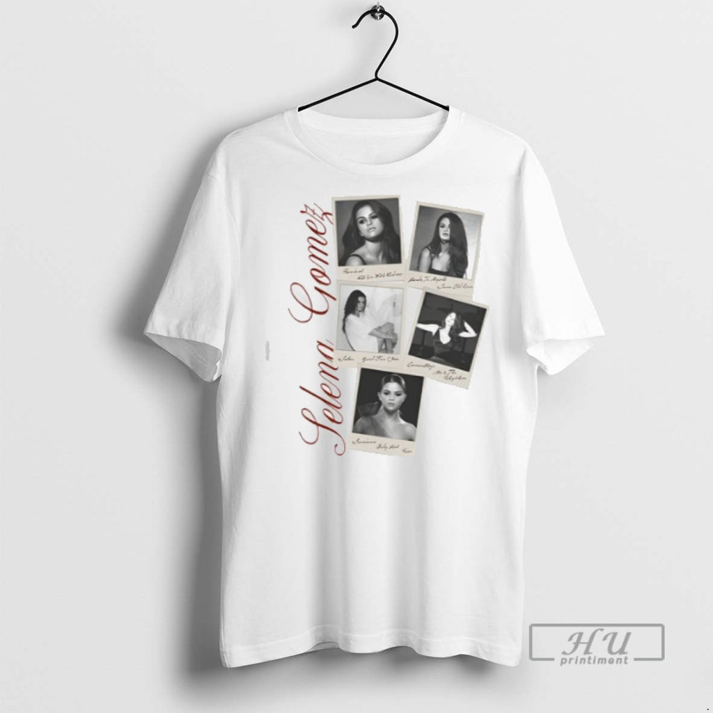 New Selena Gomez 10 Year Anniversary Collection Revival Polaroid Tee Shirts Sweatshirt Hoodies