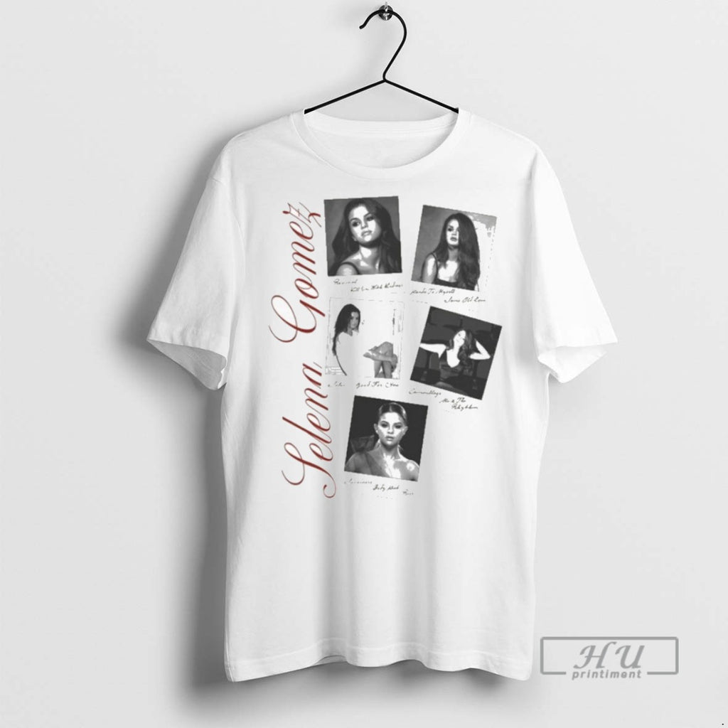 New Selena Gomez Revival Washed Photo Tee Shirts Sweatshirt Hoodies
