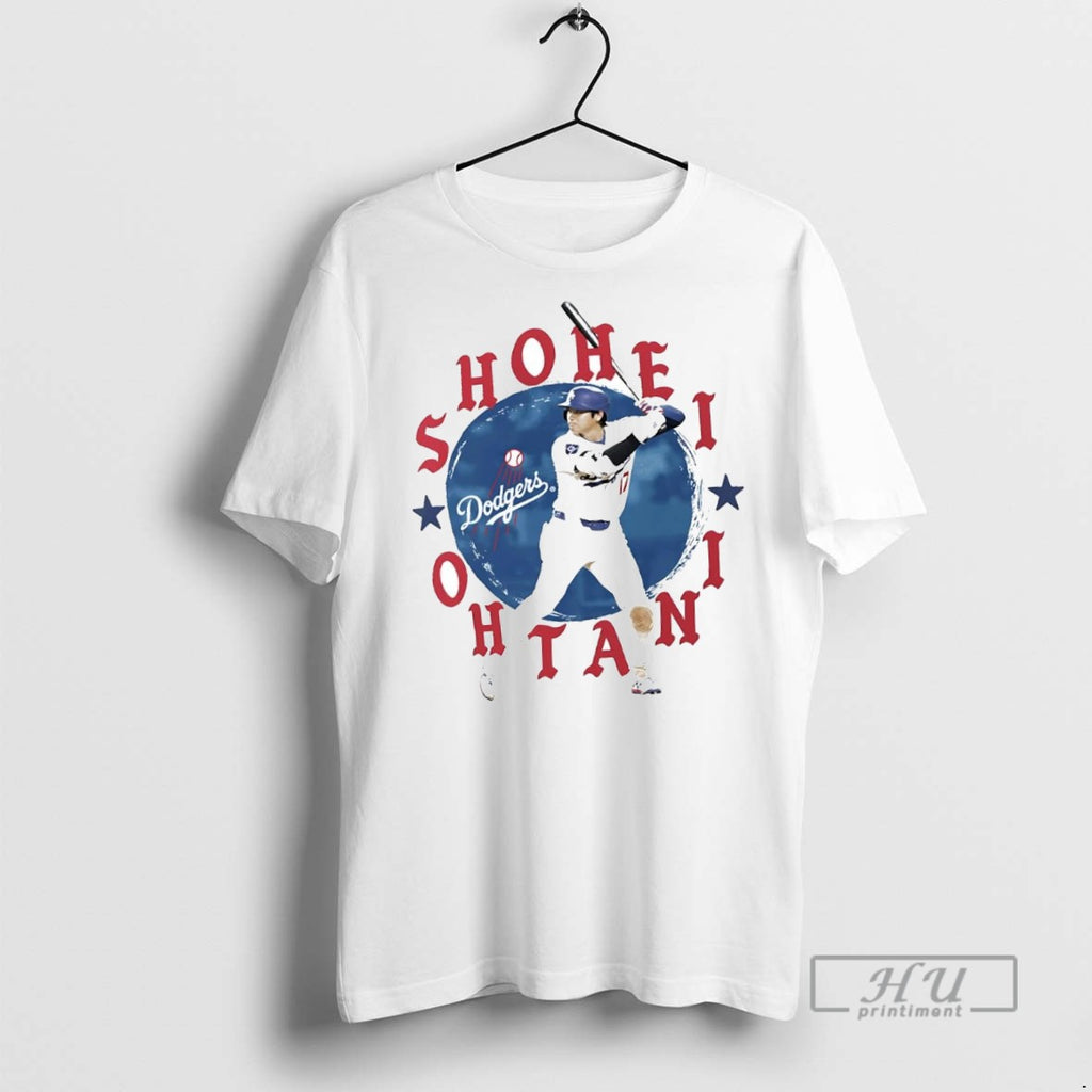 New Shohei Ohtani Batting Los Angeles Dodgers Tee Shirts Sweatshirt Hoodies