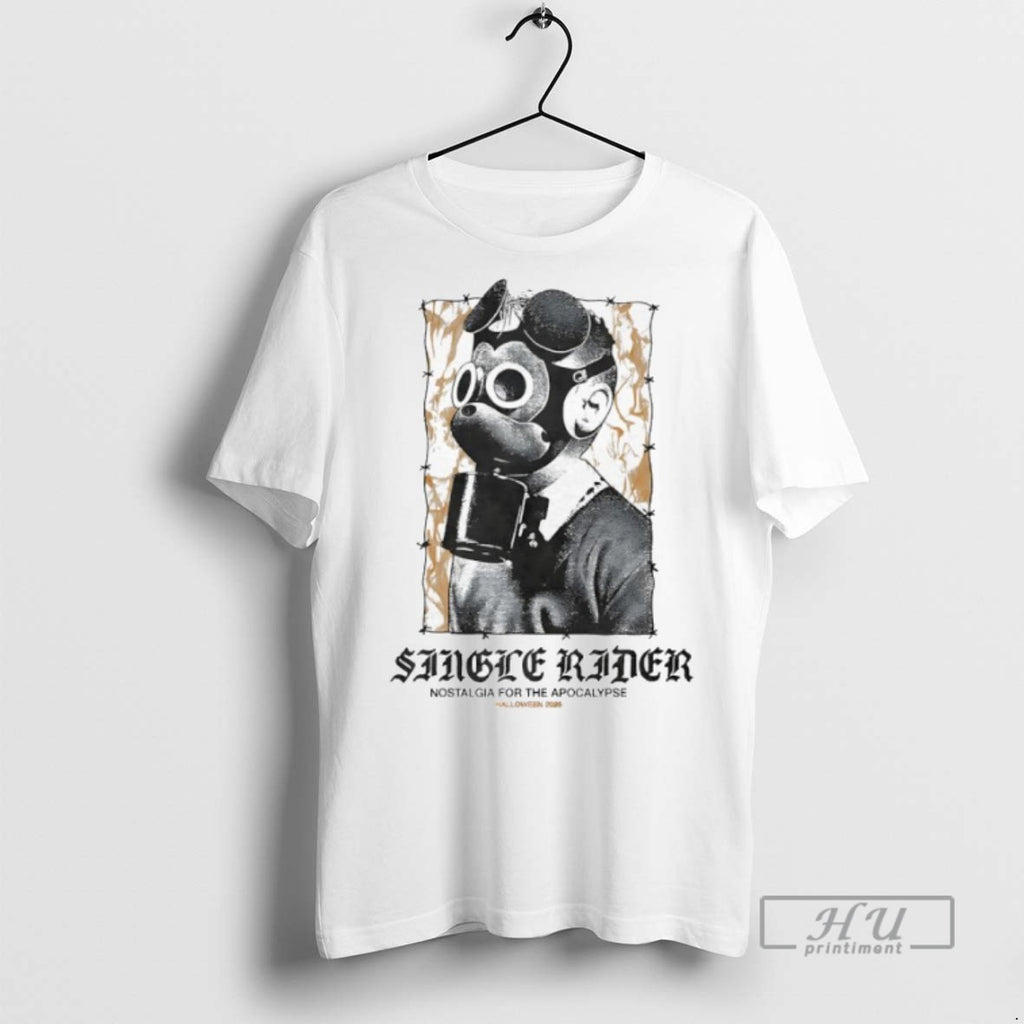 New Single Rider Nostalgia For The Apocalypse Halloween 2025 Tee Shirts Sweatshirt Hoodies