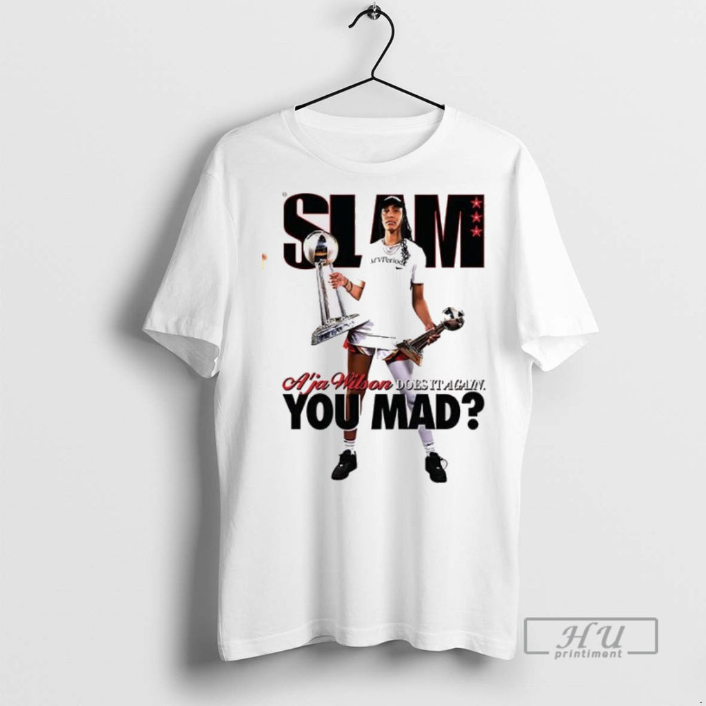 New Slam Aja Wilson Does It Again You Mad Tee Shirts Sweatshirt Hoodies