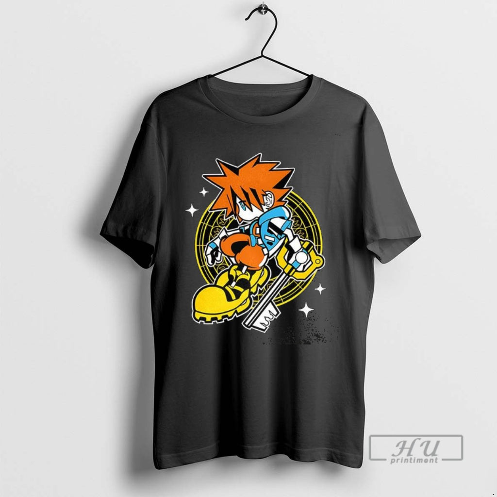 New Sora Kingdom Hearts Video Game Character Kill Heart Graphic Tee Shirt Sweatshirt Hoodies