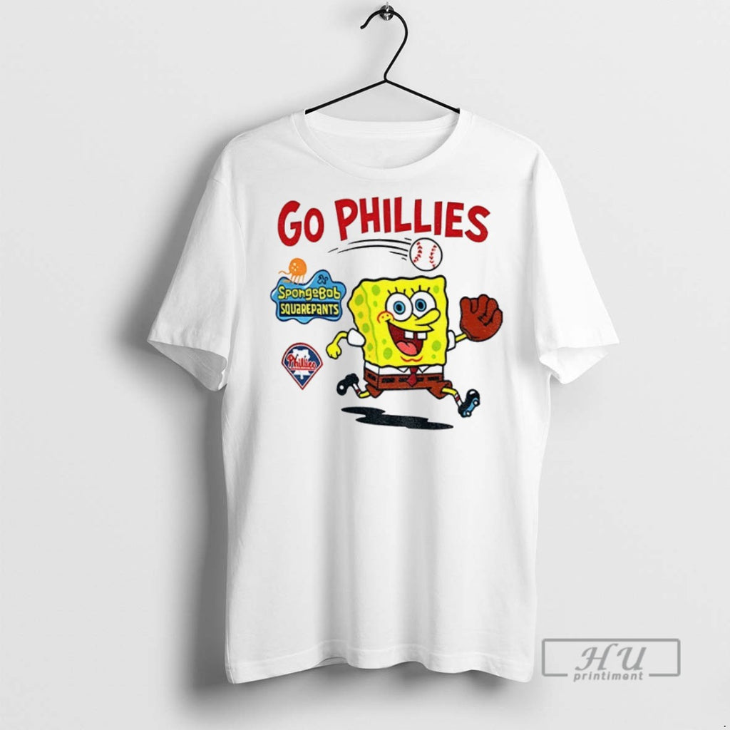 New Squarepants Go Phillies Philadelphia Phillies Mlb Baseball 2025 Tee Shirts Sweatshirt Hoodies
