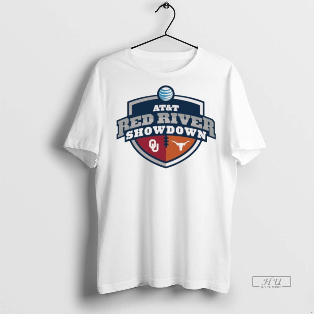 New Texas Longhorns Vs Oklahoma Sooners Att Red River Showdown Logo 2025 Graphic