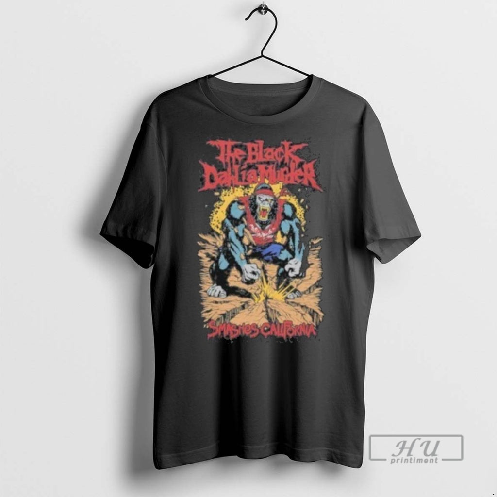 New The Black Dahlia Murder Smashes California 2025 Tee Shirts Sweatshirt Hoodies