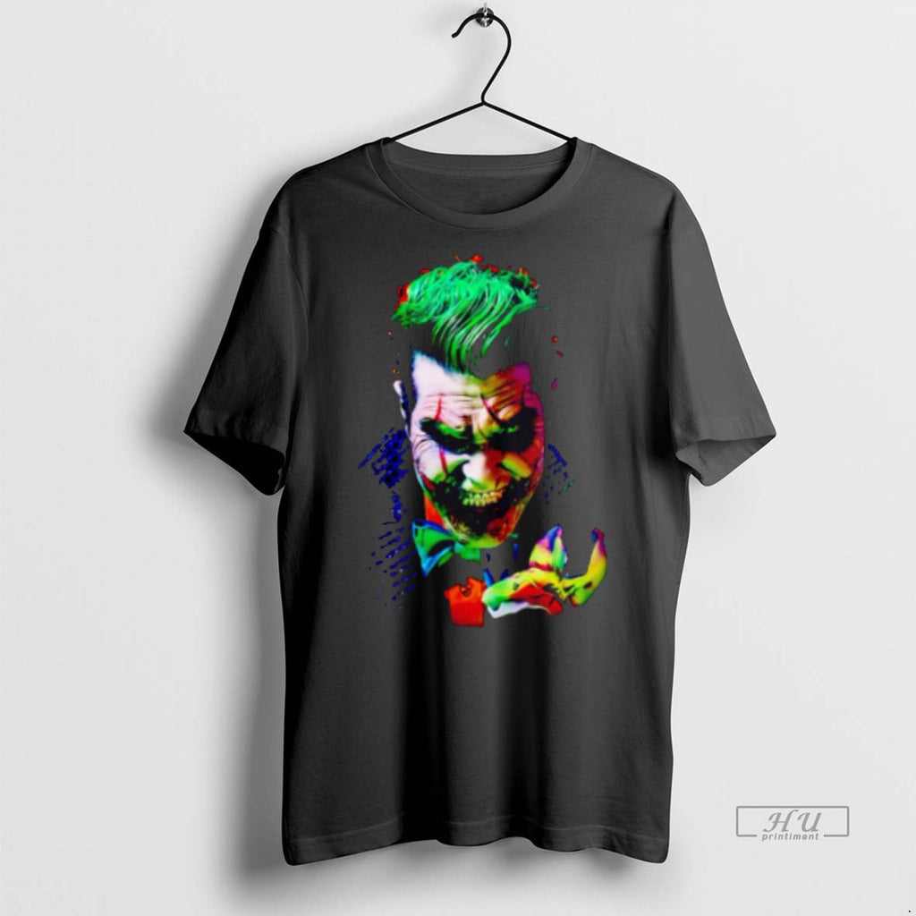 New The Laugh Track Dance With The Devil Joker Face Graphic Tee Shirt Sweater