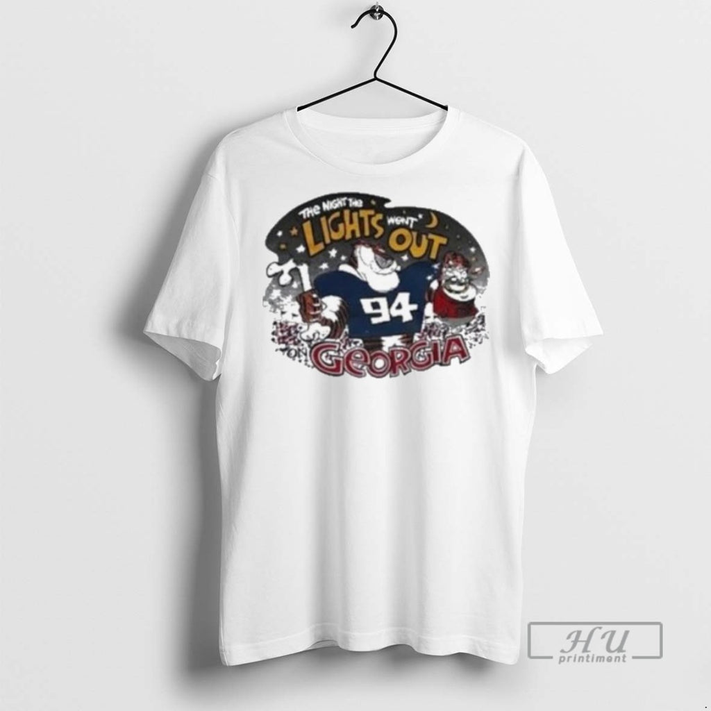 New The Night The Lights Went Out Auburn Tigers Vs Georgia Bulldogs Tee Shirts