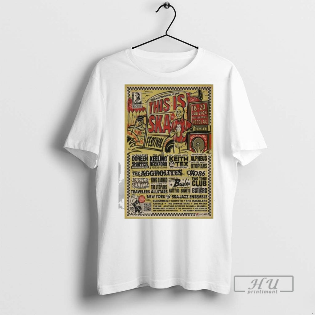 New This Is Ska Festival Rosslau Germany Concert June 18 20 2026 Tee Shirts