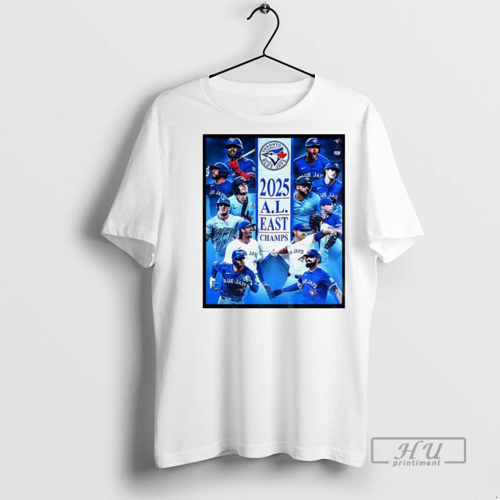 New Toronto Blue Jays American League Al East Division 2025 Champions Tee Shirts Sweatshirt Hoodies