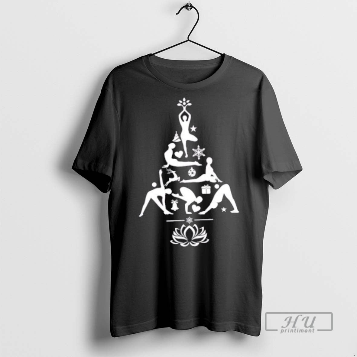 New Tree Of Yoga Cheer Christmas Tee Shirts Sweatshirt Hoodies