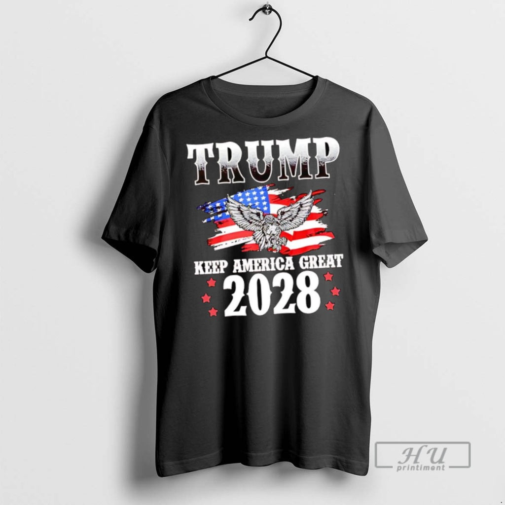 New Trump Keep America Great 2028 Tee Shirts Sweatshirt Hoodies