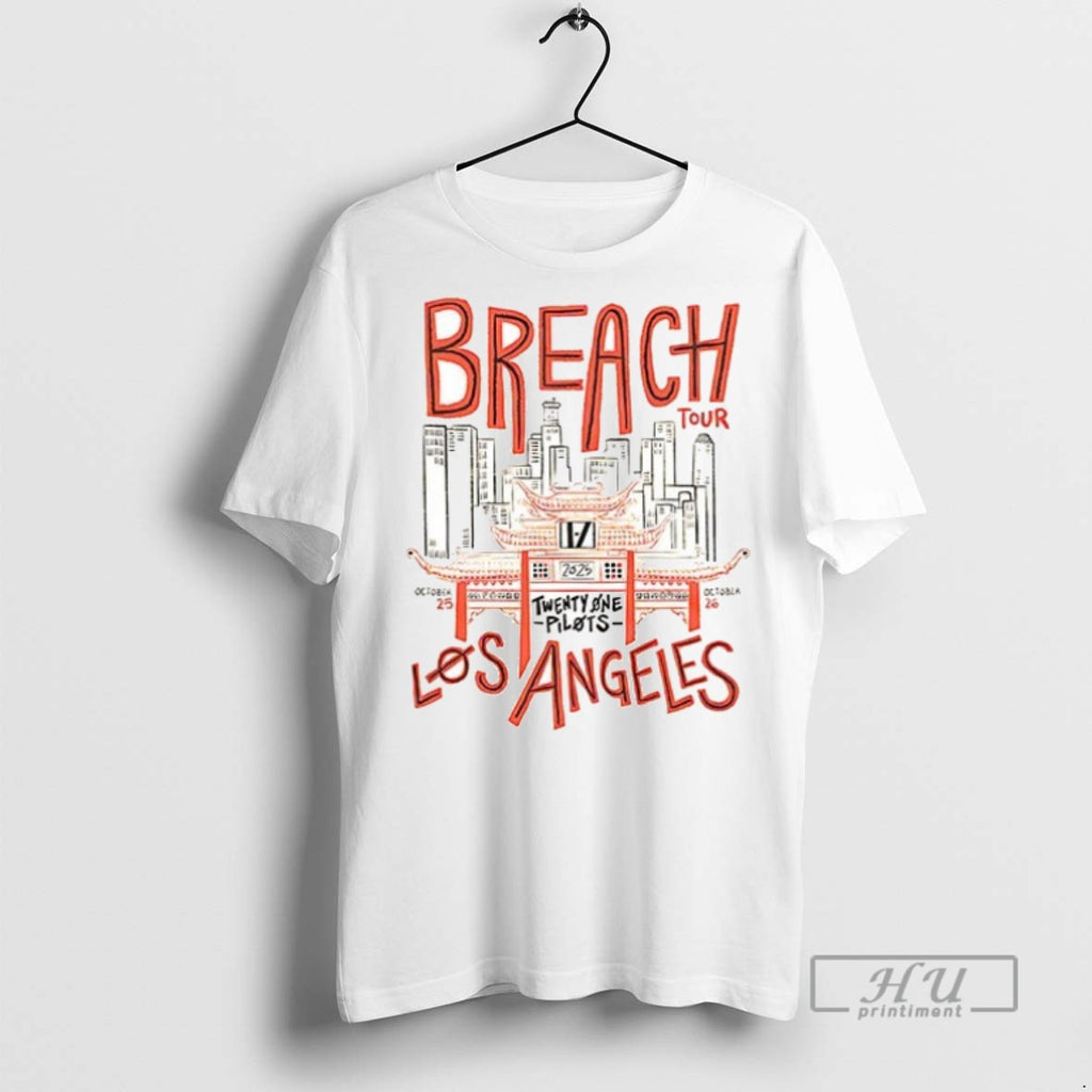 New Twenty One Pilots Breach Tour Los Angeles 2025 Ceramic Ceramic And Classic Dad Cap