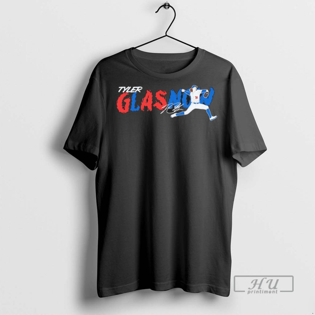 New Tyler Glasnow Los Angeles Dodgers Player Signature Tee Shirts Sweatshirt Hoodies