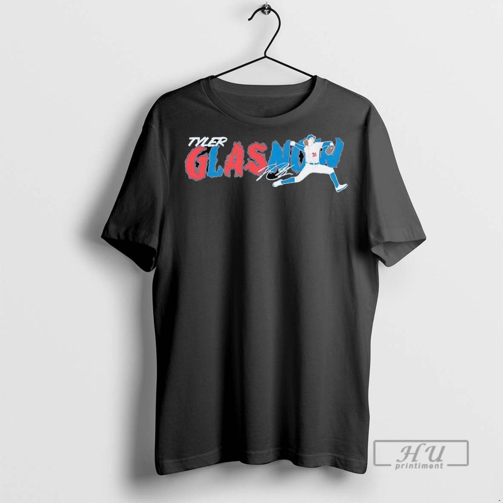 New Tyler Glasnow Gas Now Pitching Signature Tee Shirts Sweatshirt Hoodies