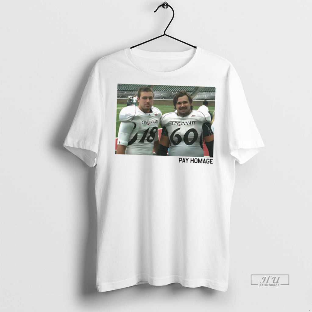 New Uc Bearcats Kelce Brothers Pay Homage Graphic Tee Shirt Sweater