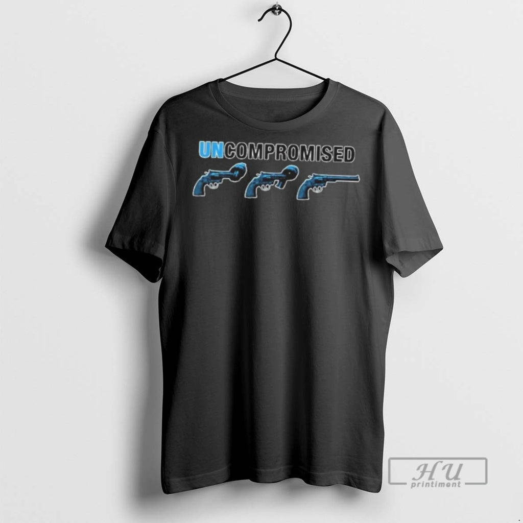 New Uncompromised Three Blue Pistols Tee Shirts Sweatshirt Hoodies
