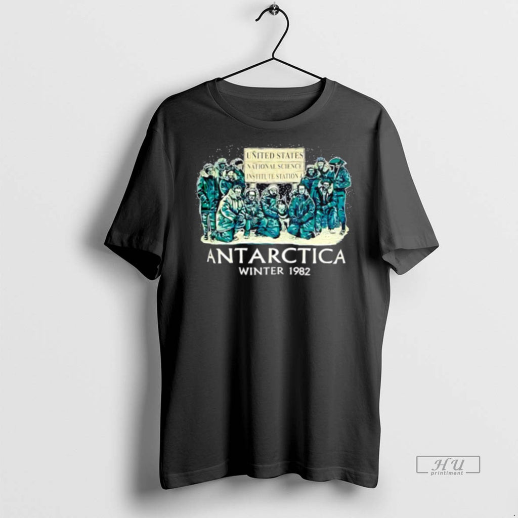 New United States National Science Institute Station 4 Antarctica Winter 1982 Graphic Tee Shirt Sweater