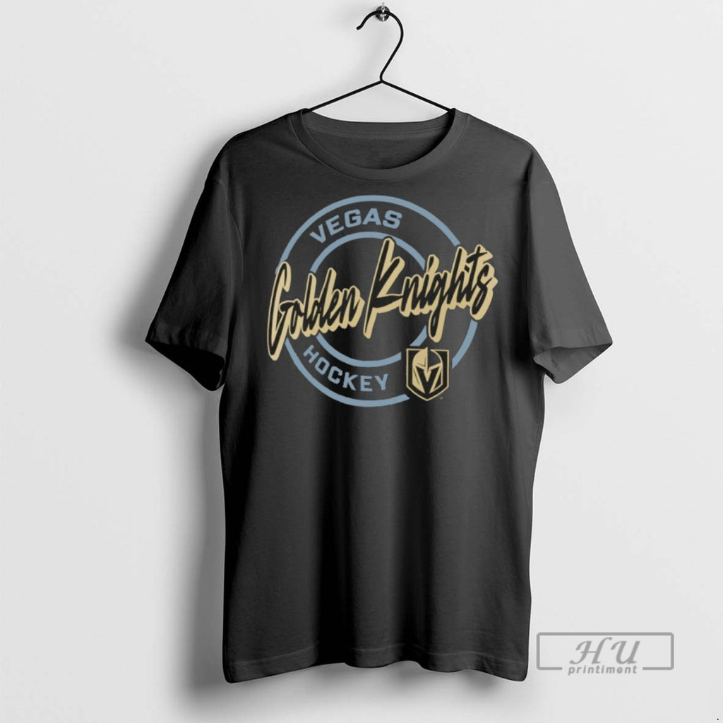 New Vegas Golden Knights Hockey Block Puck Tee Shirts Sweatshirt Hoodies